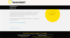 Desktop Screenshot of ansok.statensmusikverk.se